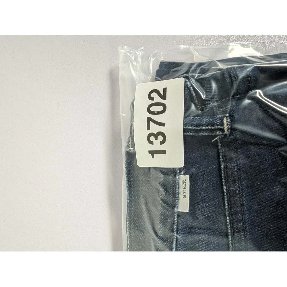 Mother Jeans Womens 26 Blue The Rascal‎ Ankle Snippet Raw Hem Tongue And Chic